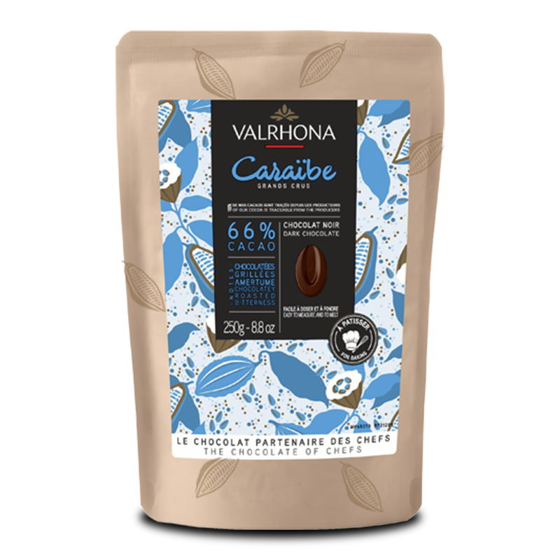 ��ܽ�ȣ�VALRHONA��ԭ�Ϸ������ں��ɿ������Ҽ��ձ�66%���ɿ�֬�決����250g