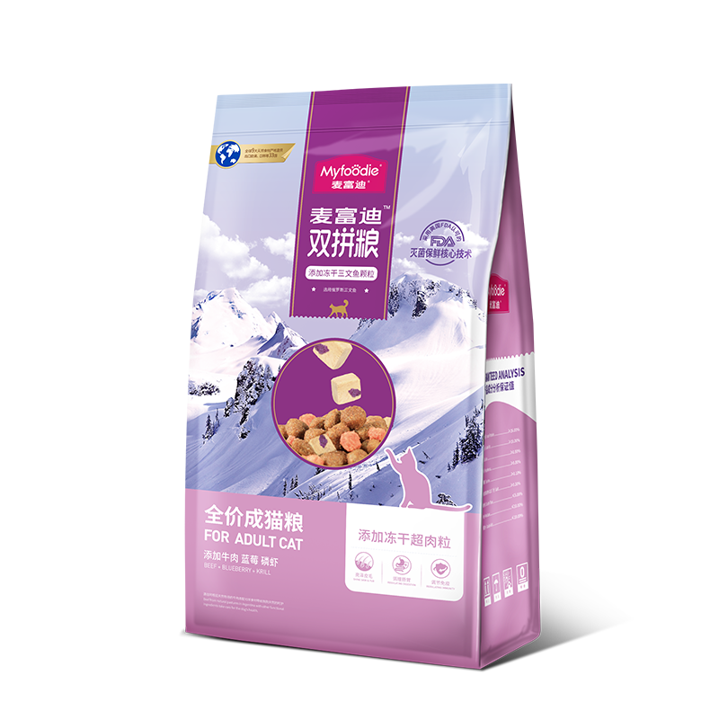 Myfoodie 麦富迪 三文鱼双拼成猫猫粮 10kg