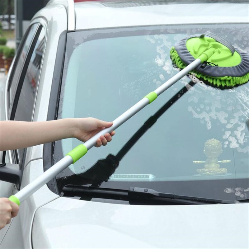 炫依酷洗车专用刷可伸缩长柄铝合金可调节刷车器汽车用品工具软毛洗车