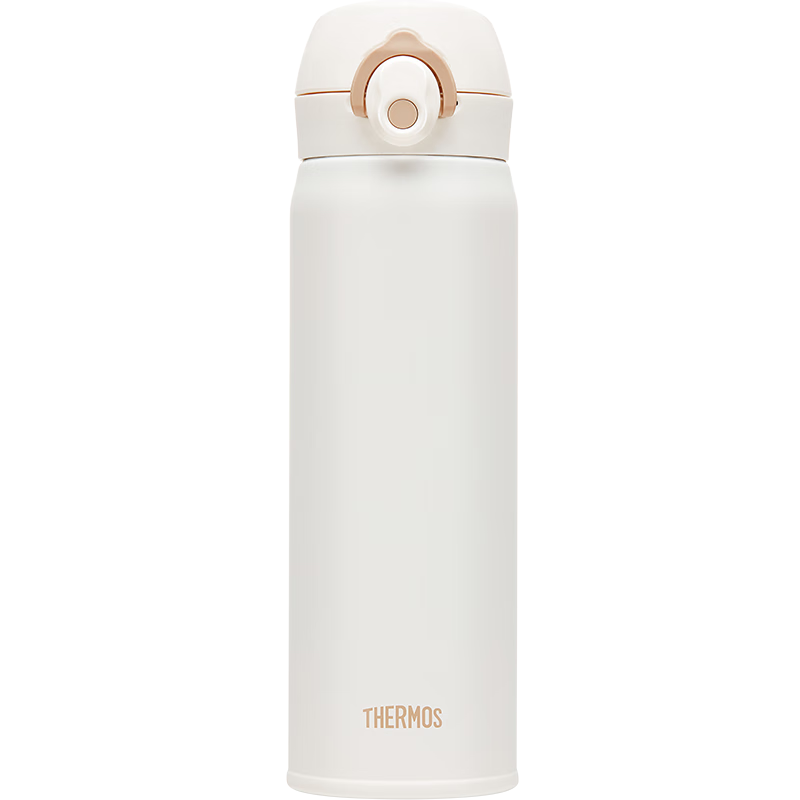 膳魔师（THERMOS）保温杯500ml大容量男女士儿童316L不锈钢水杯子TEMI-500S WH