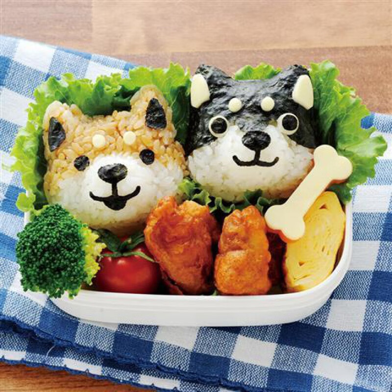 米饭造型模具日本饭团套装卡通儿童便当饭团造型可爱纹理清晰饭团动物