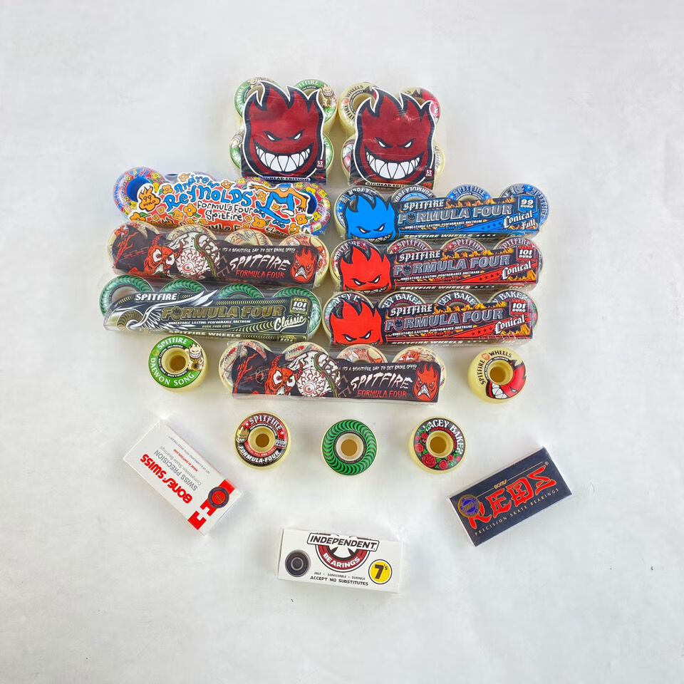 霜魄滑板轮子小火人spitfire专业双翘动作轮高硬度特技轮