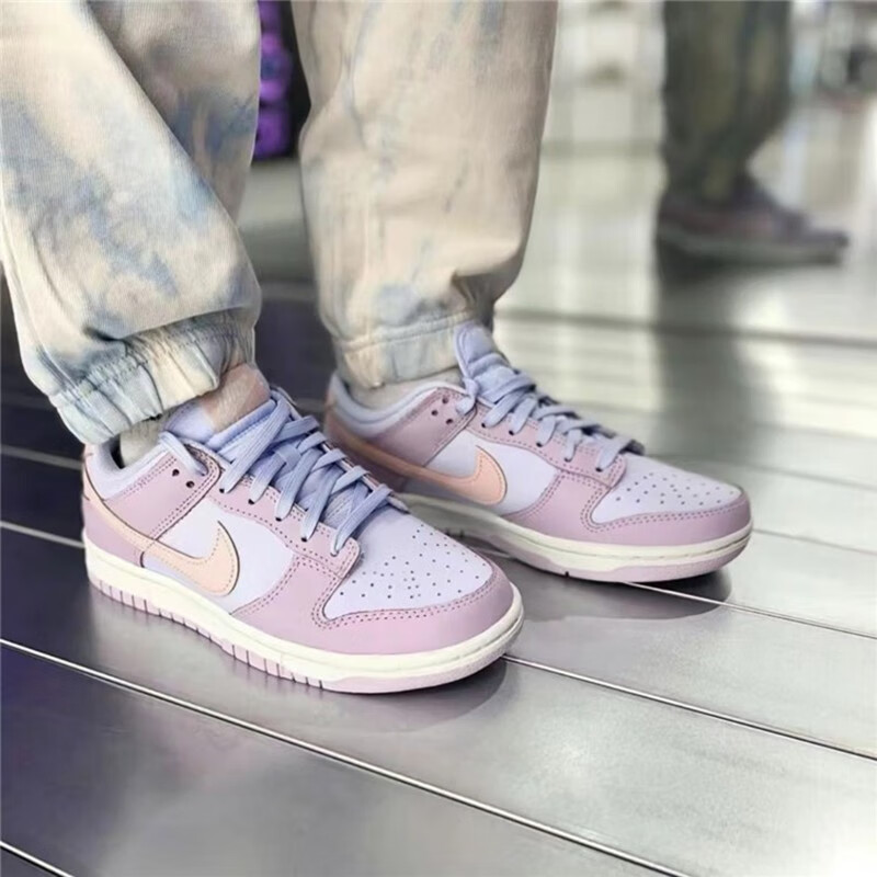 耐克(nike)dunk low 低帮休闲女子滑板鞋 dq0265 do9457 蓝紫粉dd1503