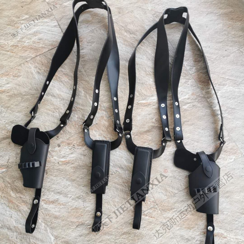92g枪套腋下枪套特工西装套装备作战影视道具通用型腰部枪套 92g腋下