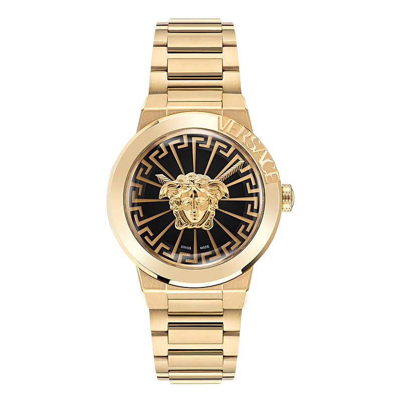 ��˼�ܣ�VERSACE���ֱ�Ů��ɫ����ɯʱ��ʯӢŮʿ���/���˽����� VE3F00522 ���ڽ�38MM��ɹͼ����