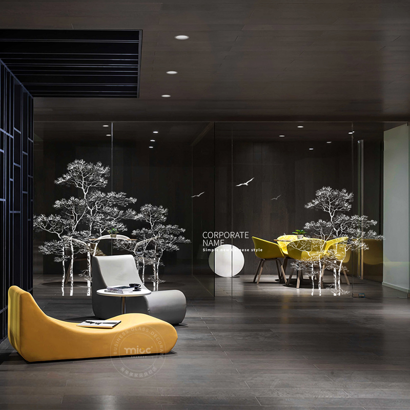 a款尺寸定制  uv工艺静电无胶磨砂材质68每平方