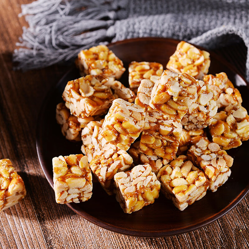 花仙笙 gearss红糖花生糖花生酥手工老式500g义乌特产零食小吃传统