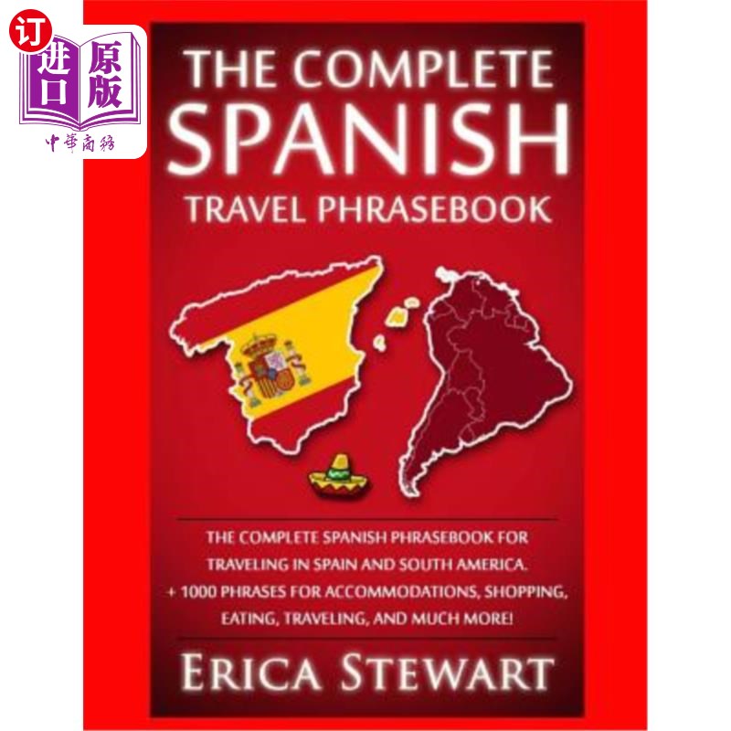 海外直订spanish phrasebook: the complete travel phrasebook for
