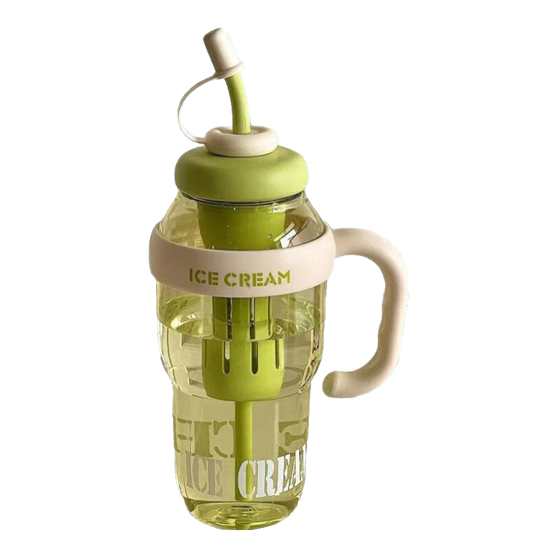 【活动】大容量水杯冰霸吸管杯2024新款高颜值学生茶水分离杯子 【专享】冰霸杯浅绿色 1个