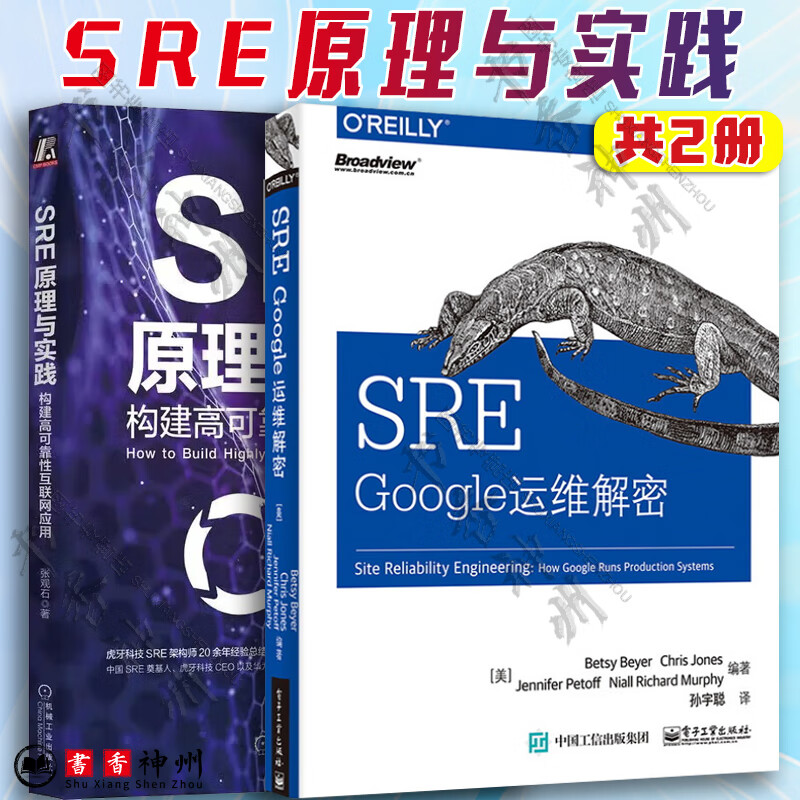 SRE Google运维解密+SRE原理与实践 构建高可靠性互联网应用 SRE软件可靠性工程建设架构开发测试运维技术大全