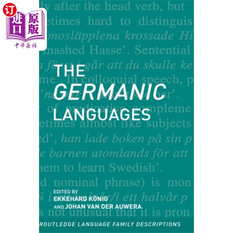 海外直订the germanic languages 日耳曼语