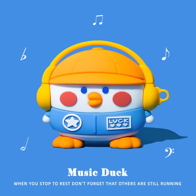 普乐适配适用beats studio buds保护套beats studio buds 保护壳卡通