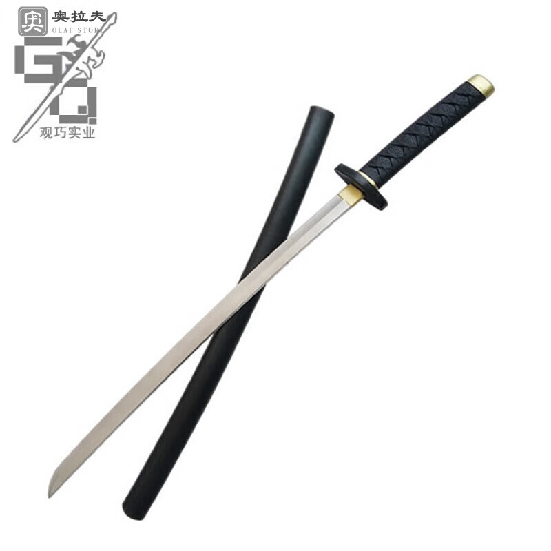 武士cos表演道具死侍双刀忍者舞台演出刀剑pu橡胶模型