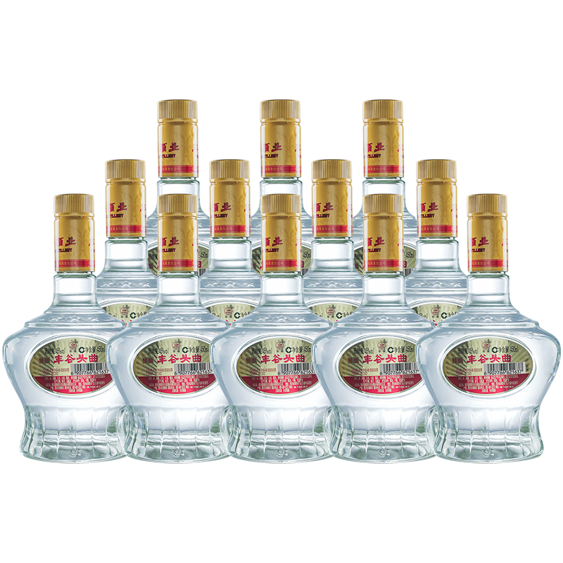 丰谷头曲酒12瓶整箱装 四川丰谷酒口粮酒 45度450ml*12_优优好店