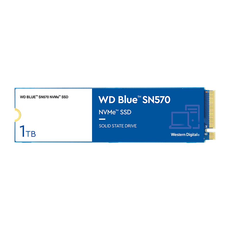 闭眼买、PLUS会员：Western Digital 西部数据 SN570 NVMe M.2固态硬盘 1TB（PCI-E3.0）TJ