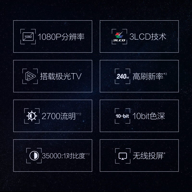 爱普生（EPSON）CH-TW5700T 投影仪 投影仪家用 投影机 手机投影仪（1080P 2700流明 智能系统 240HZ刷新率）