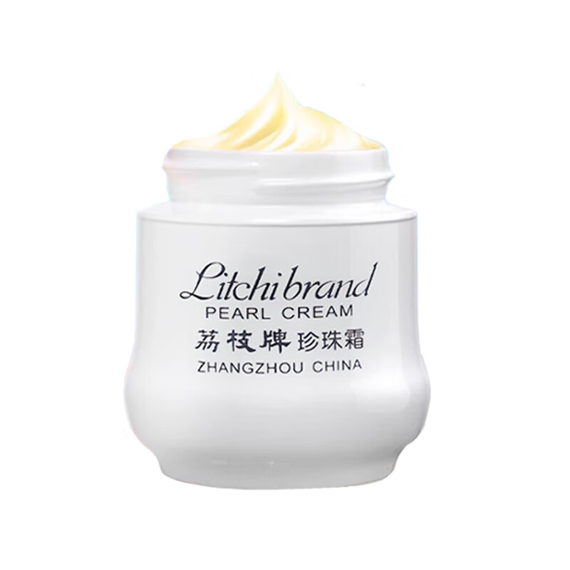 荔枝牌珍珠霜30g国货经典 多效补水润泽保湿护肤品 提亮面霜水乳素颜霜 3瓶 荔枝牌珍珠霜30g国货经典 多效补水润泽保湿护肤品 提亮面霜水乳素颜霜 3瓶