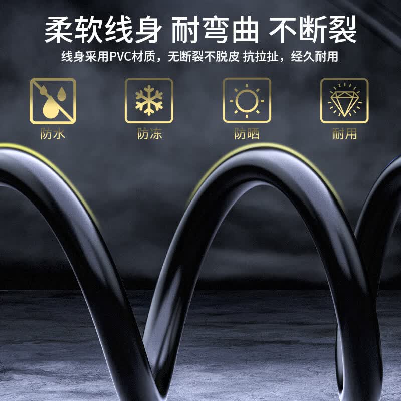 腾捷兴 HDMI/VGA/DVI/dp音视频线转minidp线 高清vga转hdmi线转dvi 主机笔记本机顶盒显示器投影仪连接线 【两条优惠装】HDMI线 3米
