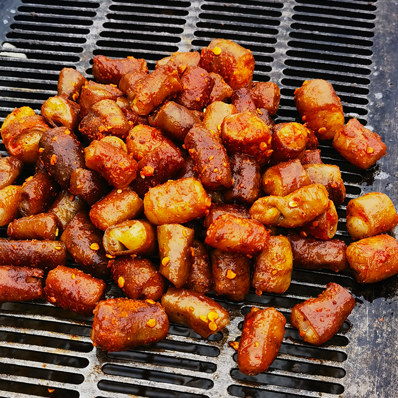 虎钢馋安顺烤小肠贵州特色小吃屯堡炭烤猪小肠夜市烧烤食材半成品