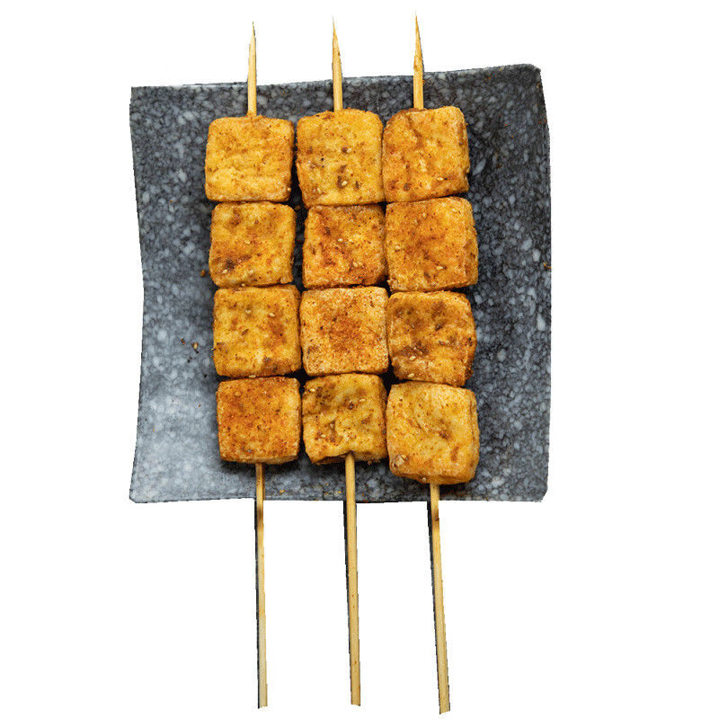 烧烤臭豆腐串半成品饭店餐饮商用夜市摆摊特色零食小吃 白豆腐串串1kg