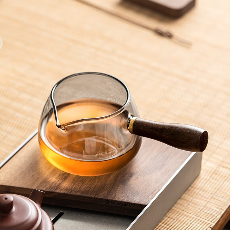 唐丰公道杯茶水分离泡茶装茶器皿家用办公高颜值功夫茶海侧把防烫倒茶