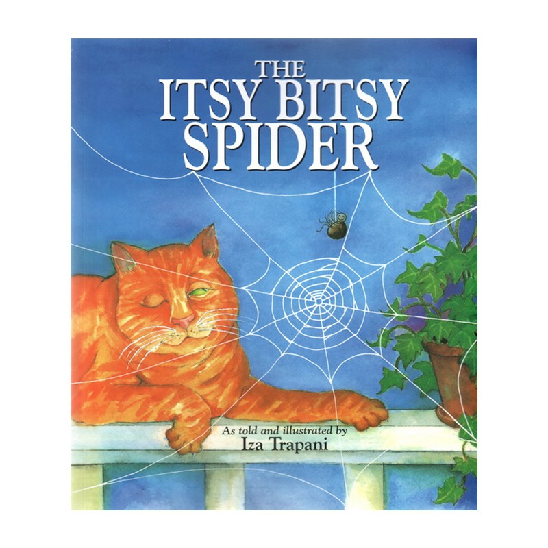 英文原版绘本 the itsy bitsy spider 廖彩杏英文书单 儿歌童谣
