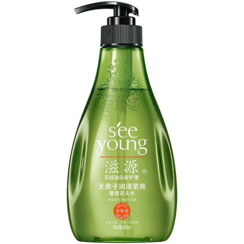 滋源（seeyoung）洗發水控油去屑無硅油男女士生姜防脫洗頭膏胖東來洗發水同款 馨香保濕柔順洗發水 400ml*1瓶