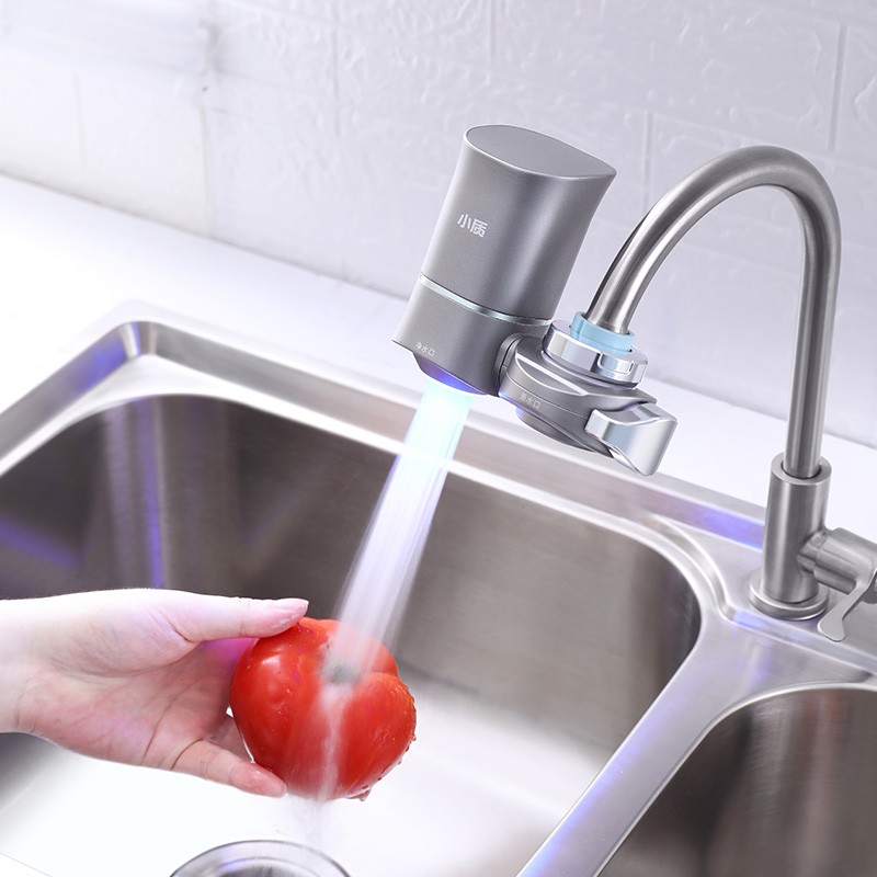 小米有品小质净水器水龙头前置滤水器一机三芯