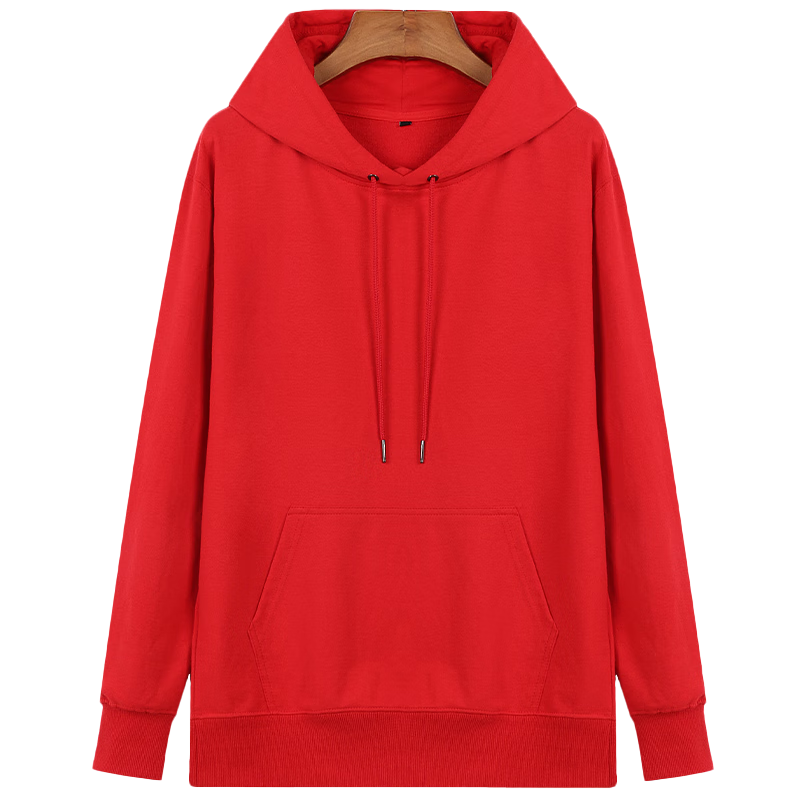 蓝之旺 卫衣定制工作服印字logo班服外套男女4S店文化衫订做情侣衣服diy C款黑色 M