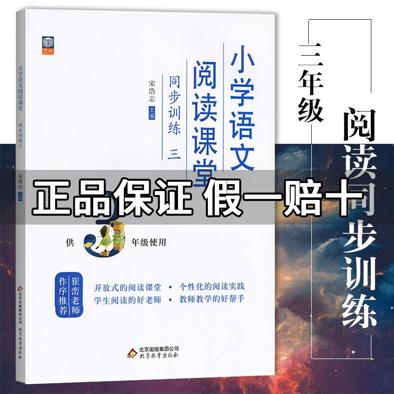 2021新 三年级阅读理解训练 小学语文阅读课堂同步训练三年级阅读理解训练人教版 阅读理解专项训练书