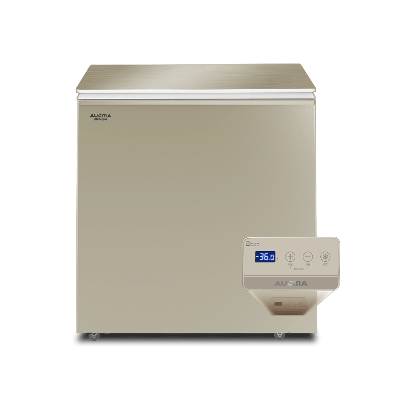 澳柯玛（AUCMA）122升冷柜 家用商用超低温冰柜  风冷无霜 玻璃门 电脑控温 BC/BD-122WDG
