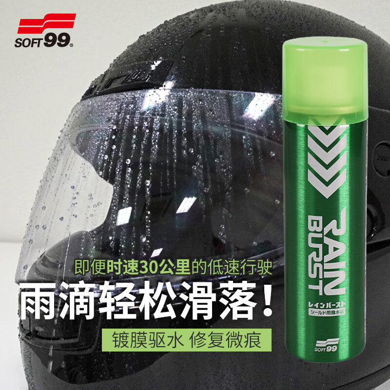 SOFT99原装进口眼镜防雨剂镀膜驱水剂 骑行太阳镜跑步墨镜运动眼镜雨敌 护目镜头盔挡风喷雾防雨防雾剂