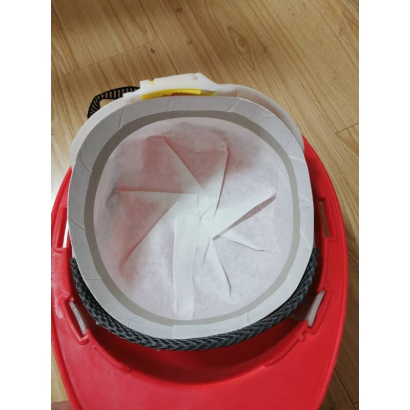 xmsj安全帽内衬帽衬无纺布帽衬里衬一次性安全帽衬帽白色蓝色吸汗透气