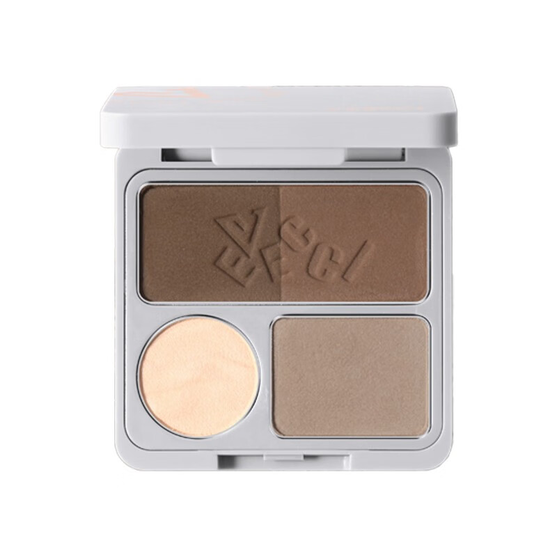 唯资（VEECCI） 四色眉粉综合盘女修容高光耐水耐汗不易脱色眉笔膏 02深棕色
