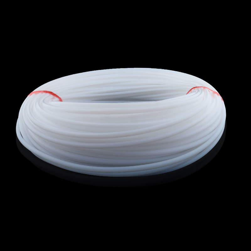 澳颜莱整卷四氟管聚四氟乙烯管硬管3/4/5/6/8/10/12mm铁氟龙管耐高温 4*8mm_100米