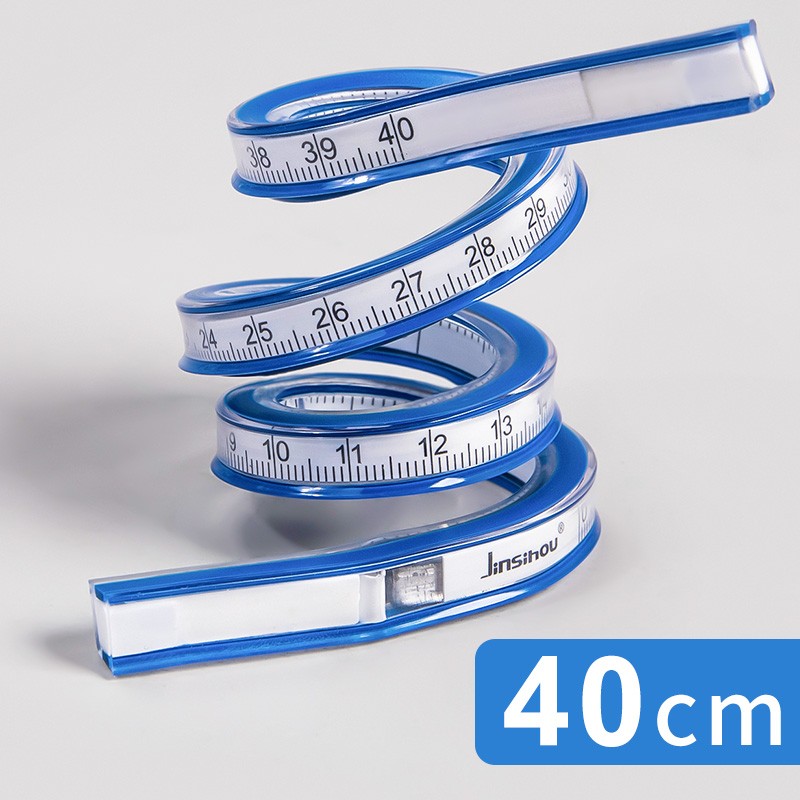 蛇形尺子多功能学生绘图软尺可弯曲定型绘图工具曲线长尺动漫画画弧形