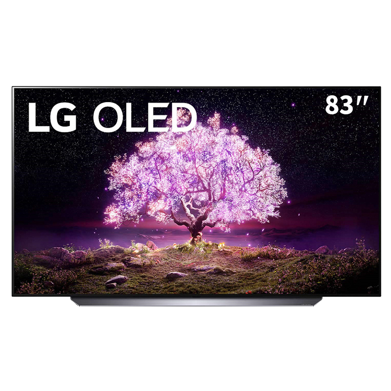 LG 83英寸超大屏4K超高清OLED护眼家用智能游戏电视客厅网络电视机 OLED83C1PCA 黑色