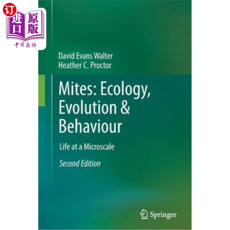 海外直订mites: ecology, evolution & behaviour: life at a