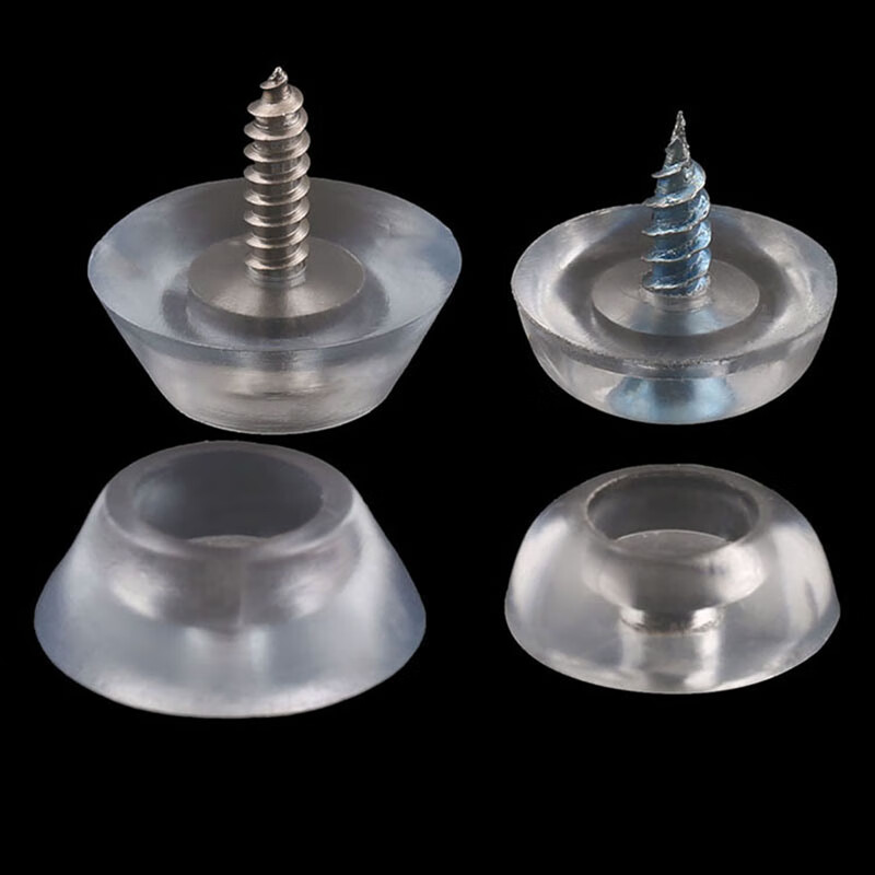 硅胶垫 透明脚垫 家具脚钉防滑垫 软橡胶垫 餐椅垫17mm20mm配螺丝