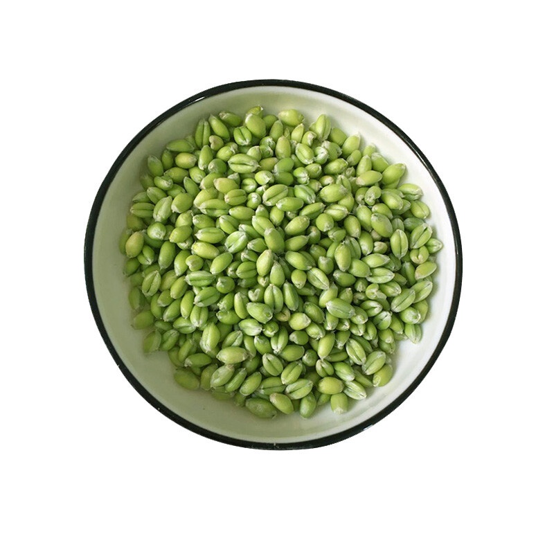 宜享健康鲜麦仁 2020新鲜小麦粒嫩绿青小麦子农家杂粮特色菜食材青麦