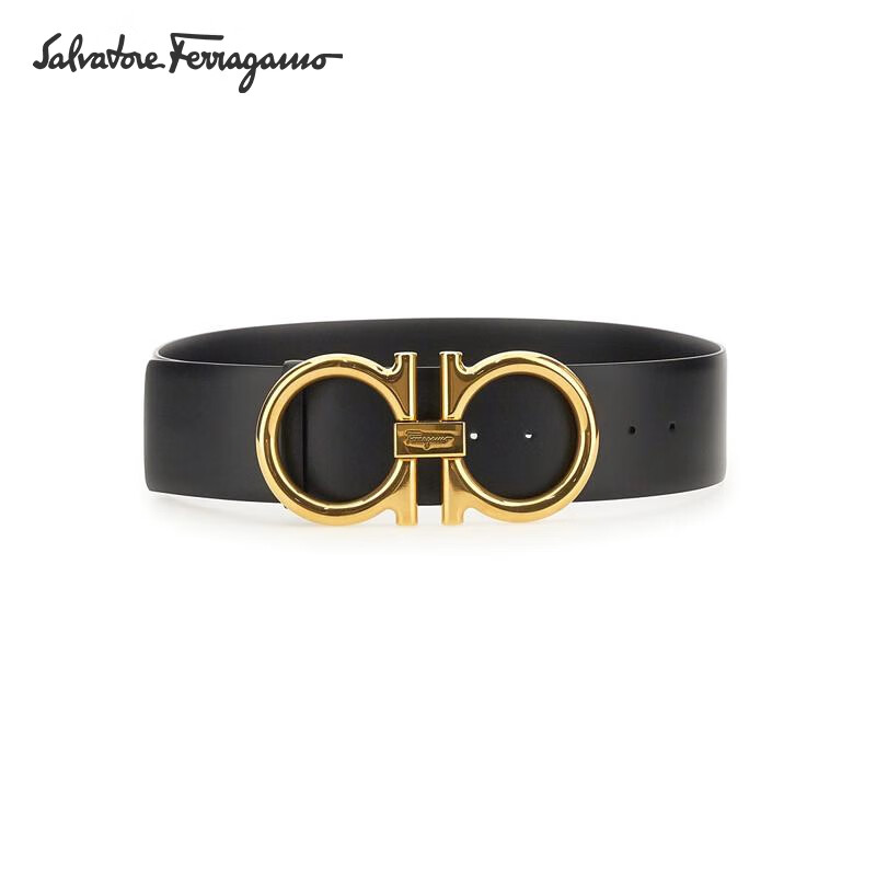 菲拉格慕(ferragamo) 七夕礼物编辑精选女士highhooks皮带 black 85