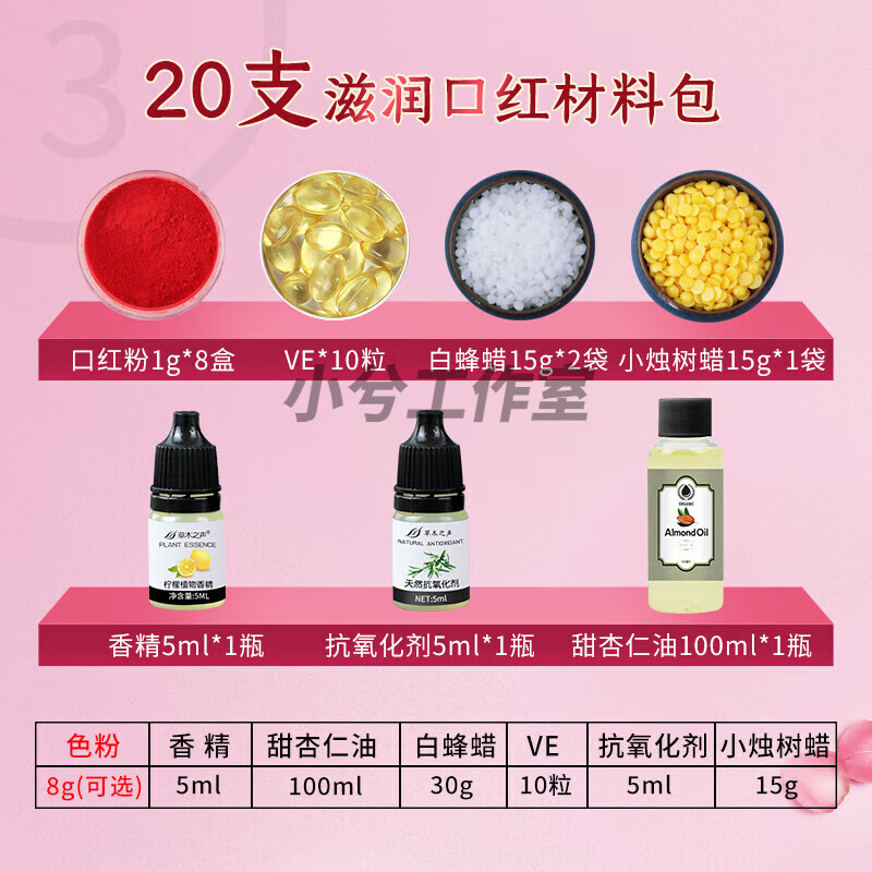 制作唇膏材料(润唇膏制作方法和材料)