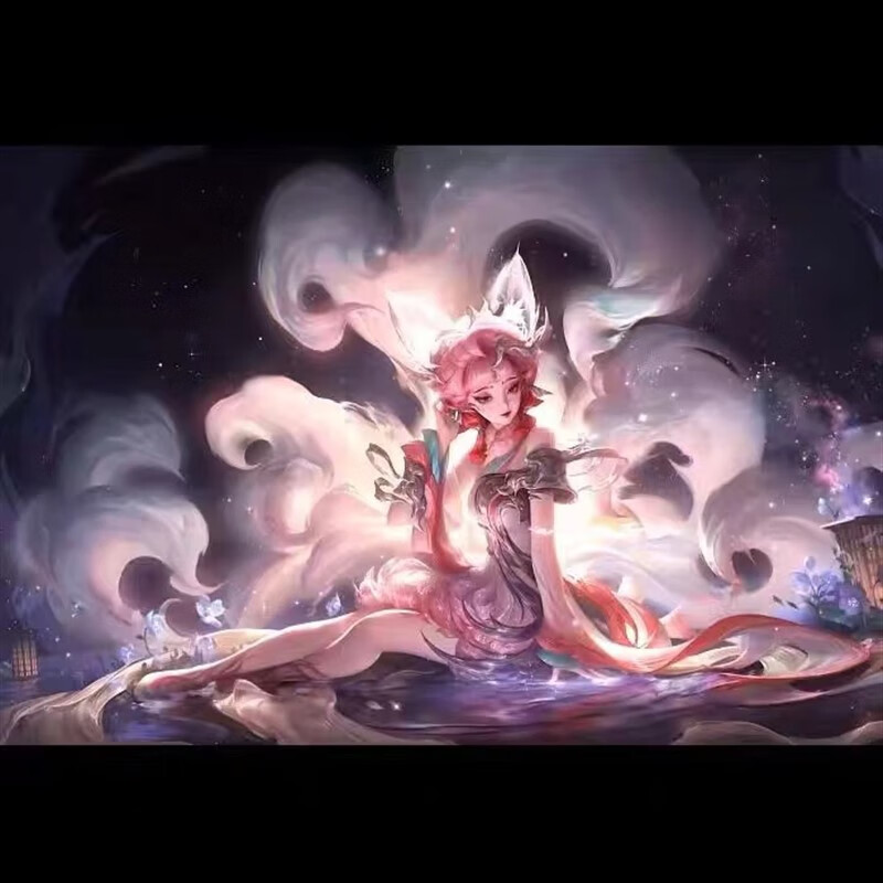 卓狮王者荣耀妲己皮肤青丘九尾狐五五开黑节令牌包中 现货 手办 v区