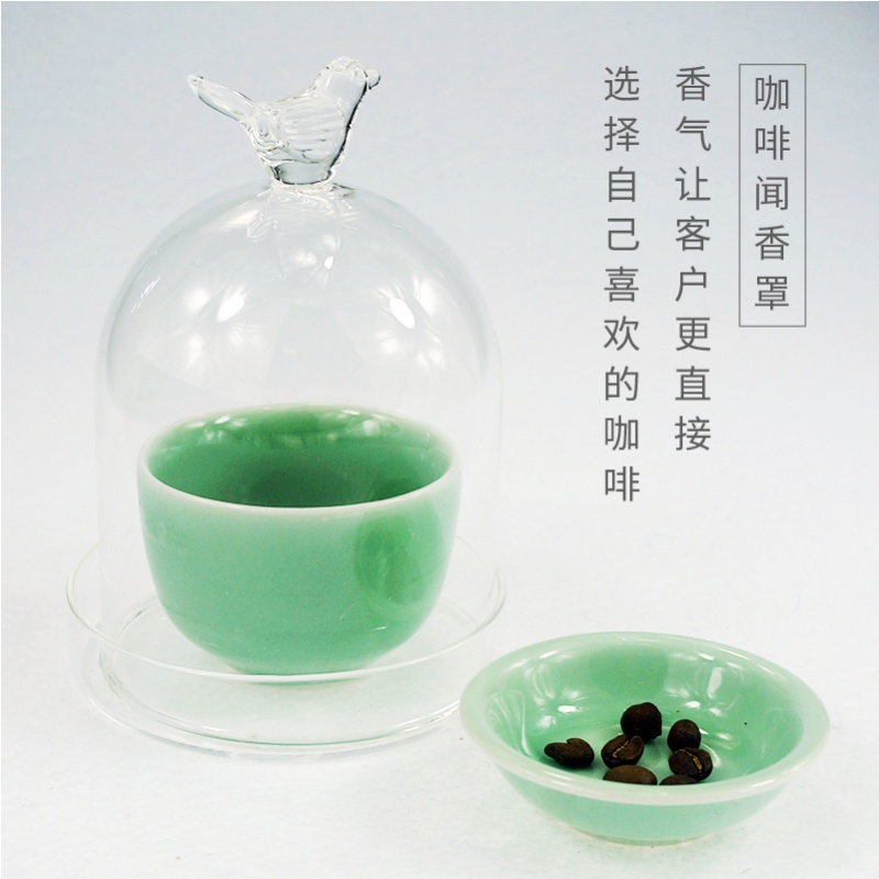 咖啡闻香瓶cupping spoon 咖啡玻璃闻香罩/闻香瓶/咖啡馆点单/菜单