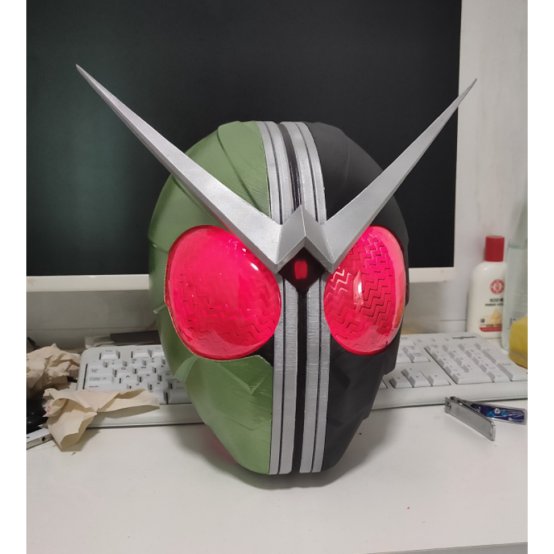 万代(bandai)假面骑士头盔同款 1:1 build时王01龙骑joker w 空我