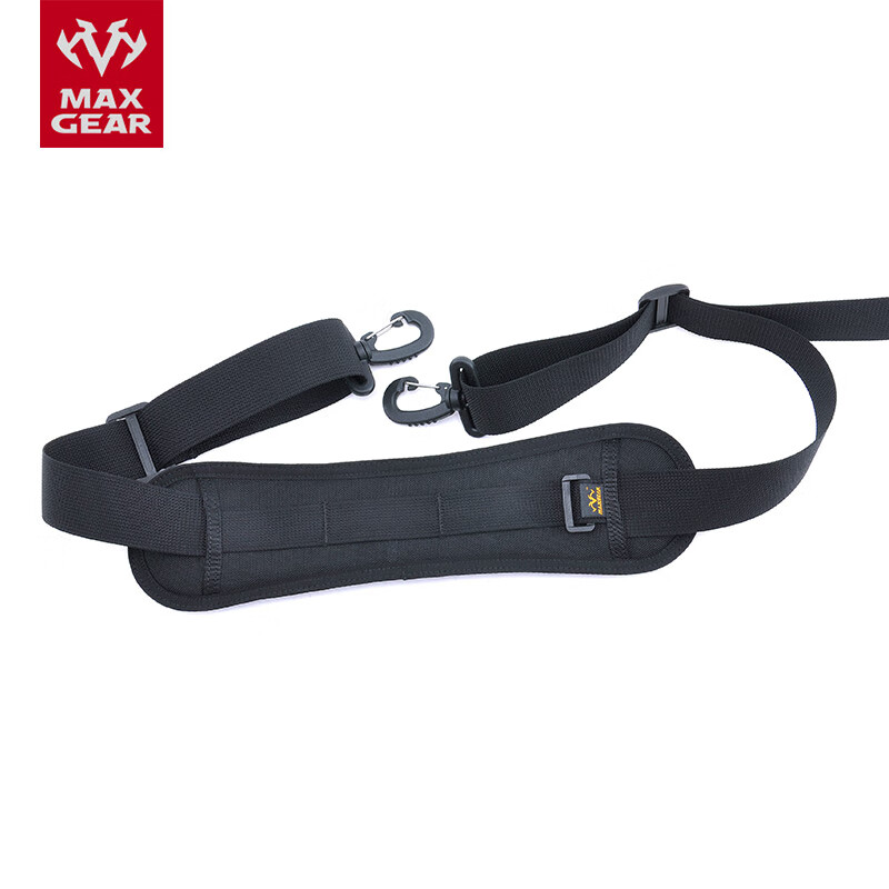 maxgear 1.5英寸背包肩带 含肩垫 尼龙透气材质 舒适背负 3436 黑色