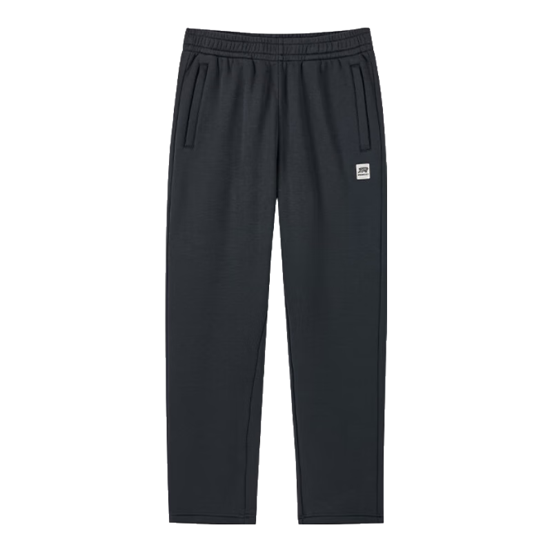 361°运动裤男士春季加绒保暖休闲卫裤直筒跑步长裤子男652344708D-2