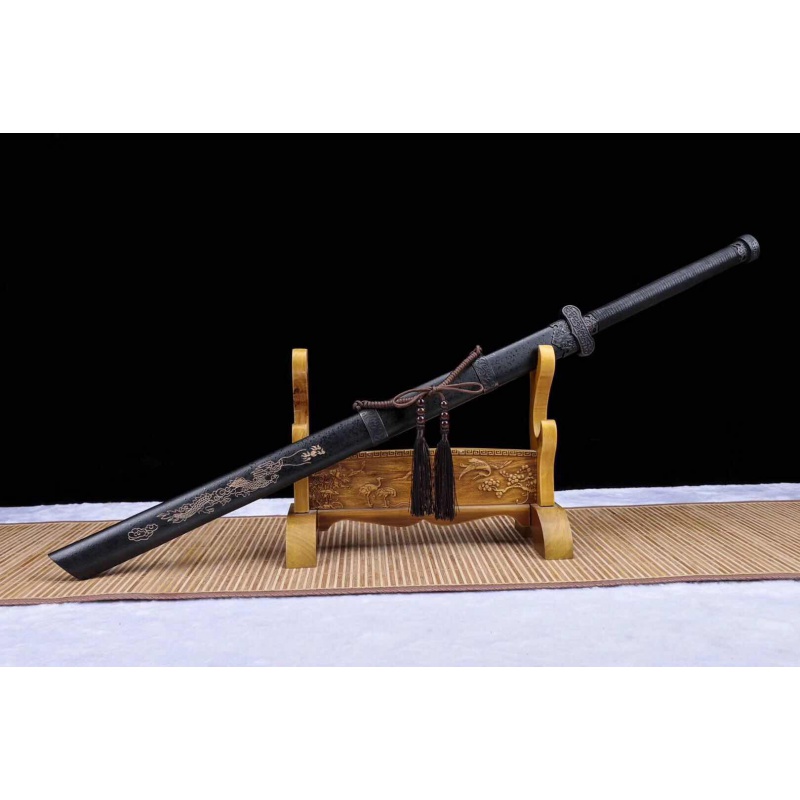 张起灵cosplay漫展演出拍照家居收藏动漫道具刀剑未开刃 中国龙手工款