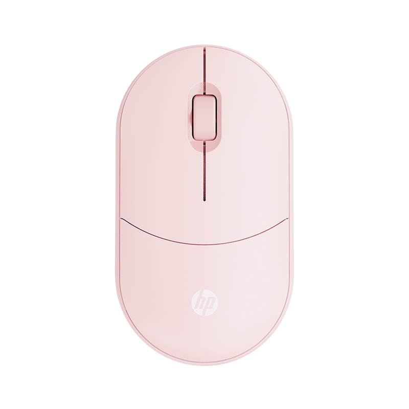 惠普（HP）鼠标 无线蓝牙鼠标 双模便携鼠标 精致有颜办公鼠标 ipad平板笔记本男女生通用鼠标 鹅卵石粉色