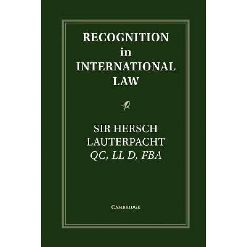 预订 Recognition in International Law: - Recognit...